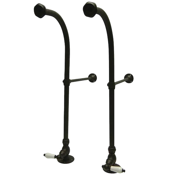Kingston Brass Rigid FreestAnd Supplies W/ Stops, Oil Rubbed Bronze CC455PL - main